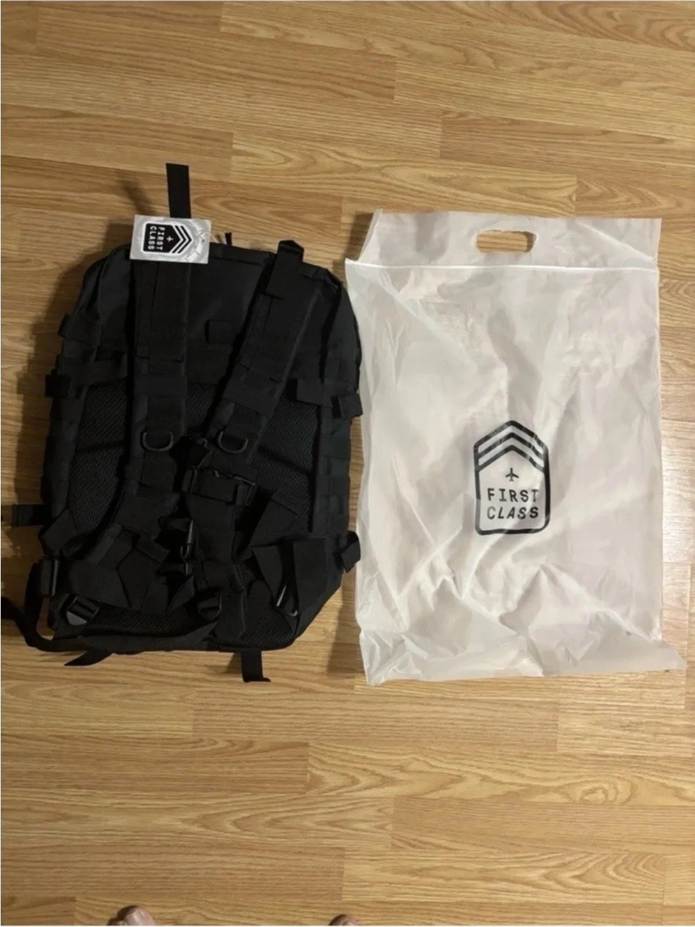 First Class Tactical Black Men’s Backpack